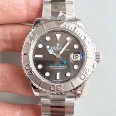 Rolex Yacht-Master 37 268622 AR Factory Stainless Steel 904L Anthracite Dial Replica Watch – UK Replica