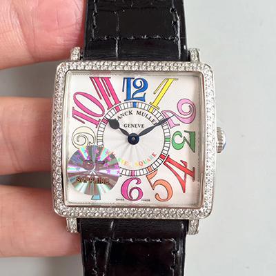 Franck Muller Master Square Ladies 6002 M QZ D White Dial GF Factory Replica Watch - UK Replica