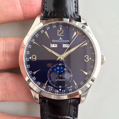 Jaeger-LeCoultre Master Calendar 1558420 KM Factory Blue Dial Replica Watch - UK Replica