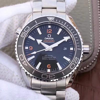 Omega Seamaster Planet Ocean 600M 45.5MM 232.30.46.21.01.003 OM Factory Black Dial Replica Watch - UK Replica