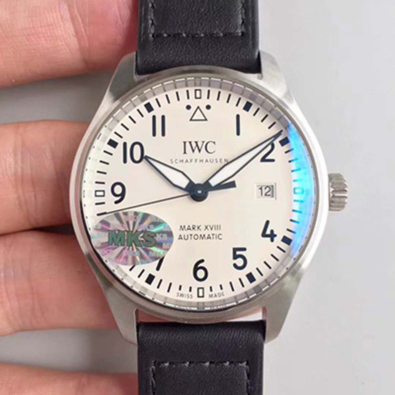 IWC Pilot Mark XVIII IW327002 MKS Factory V2 White Dial Replica Watch - UK Replica