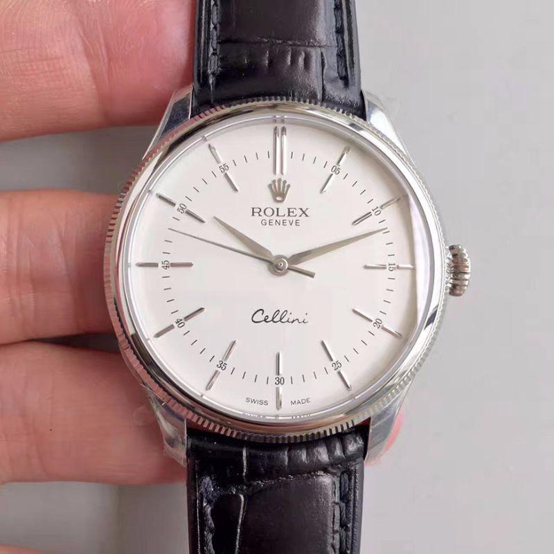 Rolex Cellini 50509 White Dial MKS Factory V4 Replica Watch - UK Replica