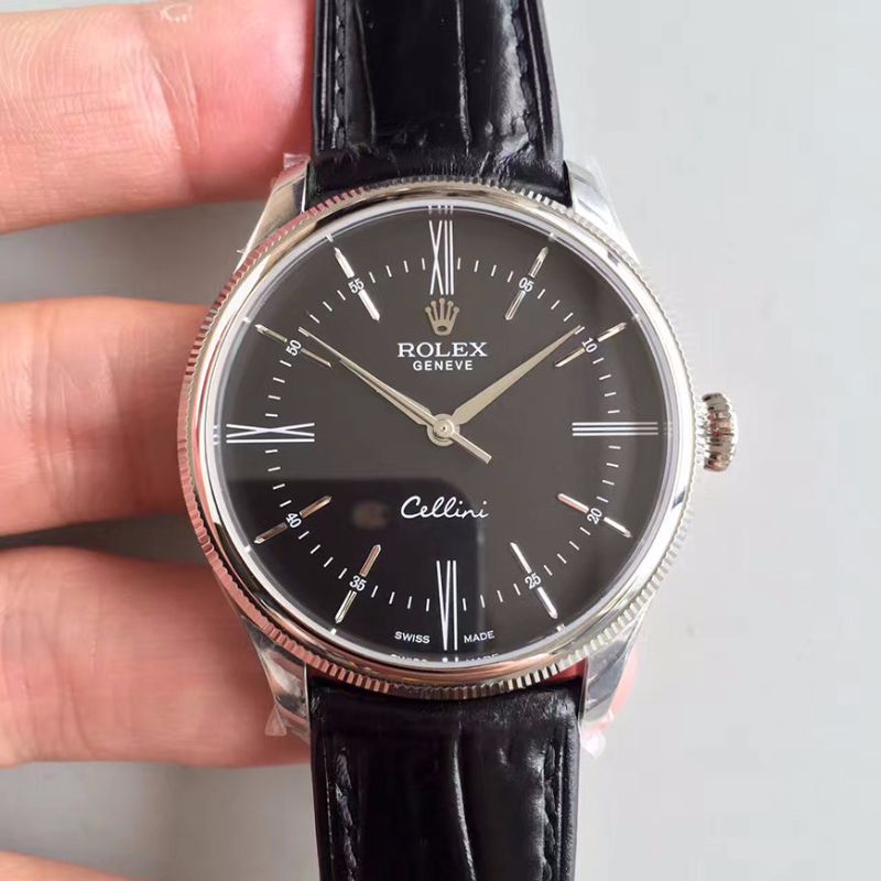 Rolex Cellini 50509 MKS Factory V4 Black Dial Replica Watch - UK Replica