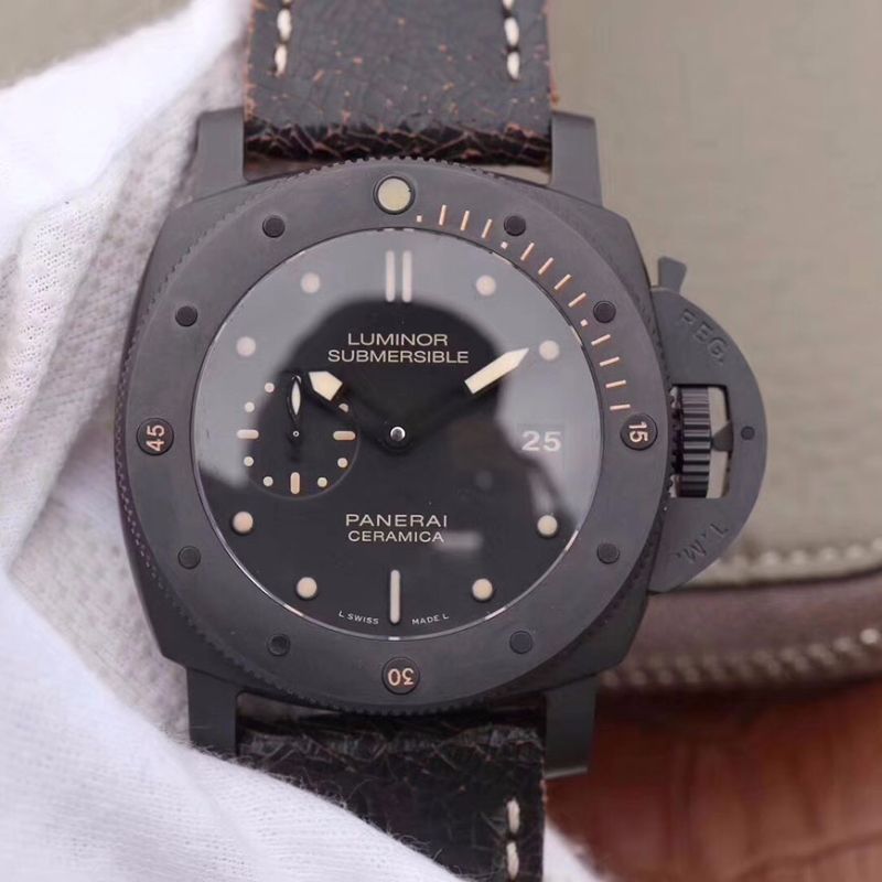 Panerai Luminor Submersible 1950 PAM508 VS Factory V2 Black Dial Replica Watch - UK Replica