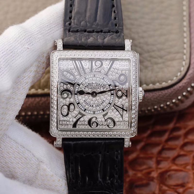 Franck Muller Master Square Ladies 6002 M QZ D Diamond Dial GF Factory Replica Watch - UK Replica