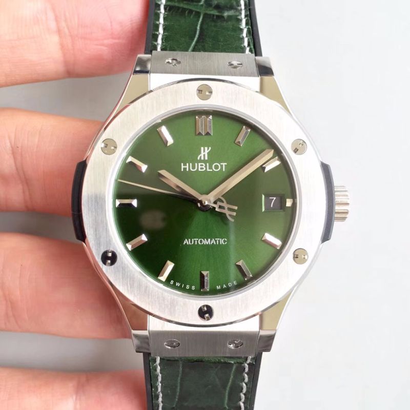 Hublot Classic Fusion 38MM 511.NX.8970.LR JJ Factory Green Dial Replica Watch - UK Replica