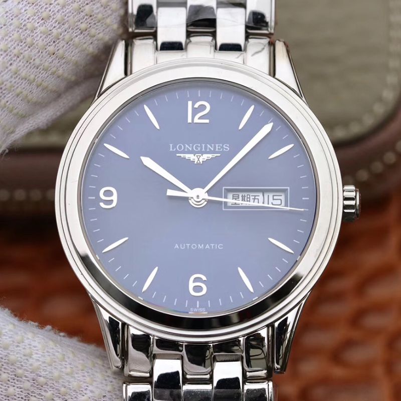 Longines Flagship Double Calendar L4.899.4.12.601 GK Factory Blue Dial Replica Watch - UK Replica