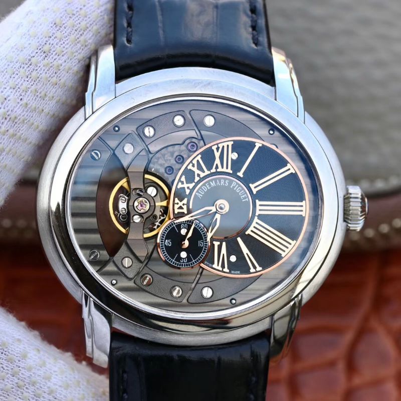 Audemars Piguet Millenary 15350OR.00.D093CR.02 V9 Factory Skeleton Dial Replica Watch - UK Replica