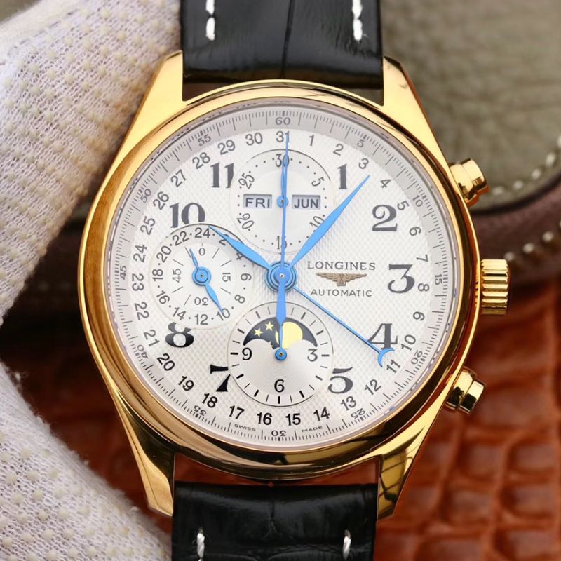 Longines Conquest Classic 18K Yellow Gold L27735787 GS Factory White Dial Replica Watch - UK Replica