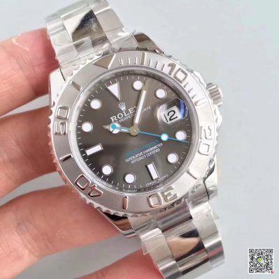 Rolex Yacht-Master 37 268622 AR Factory Stainless Steel 904L Anthracite Dial Replica Watch – UK Replica