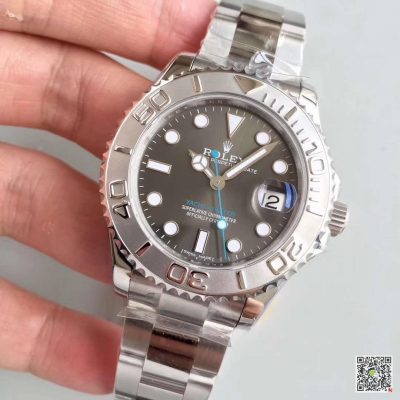 Rolex Yacht-Master 37 268622 AR Factory Stainless Steel 904L Anthracite Dial Replica Watch – UK Replica