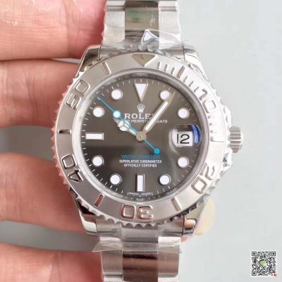 Rolex Yacht-Master 37 268622 AR Factory Stainless Steel 904L Anthracite Dial Replica Watch – UK Replica