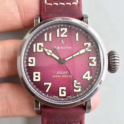 Zenith Pilot Type 20 Extra Special Ton Up 45MM 11.2430.679.21.C801 XF Factory Purple Dial Replica Watch - UK Replica