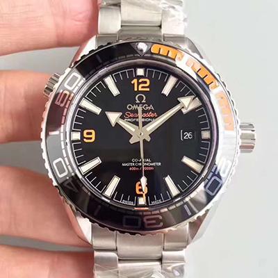 Omega Seamaster Planet Ocean 600M 215.30.44.21.01.002 OM Factory V2 Black Dial Replica Watch - UK Replica