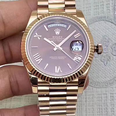 Rolex Day Date 228235 2018 40mm EW Factory Purple Dial Replica Watch - UK Replica