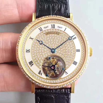 Breguet Grand Complication Tourbillon Diamond Dial Replica Watch - UK Replica