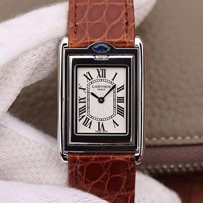 Cartier Tank Solo Ladies W5200025 White Dial Replica Watch - UK Replica