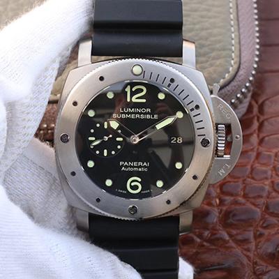 Panerai Luminor Submersible 1950 Amagnetic 3 Days Titanium PAM389 VS Factory V2 Black Dial Replica Watch - UK Replica