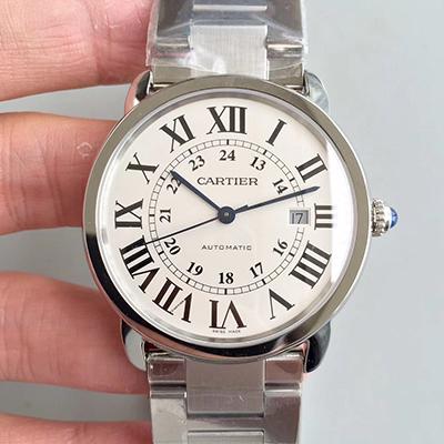 Cartier Ronde Solo De W6701011 42MM ZF Factory White Dial Replica Watch - UK Replica