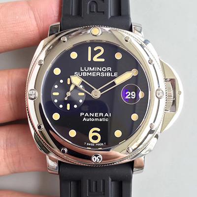 Panerai Luminor Submersible PAM024 V2 Black Dial Replica Watch - UK Replica