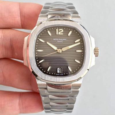 Patek Philippe Nautilus Ladies 7118/1A-011 PF Factory Anthracite Dial Replica Watch - UK Replica