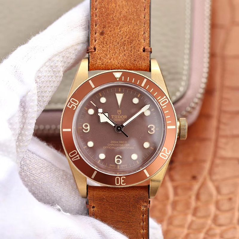 Tudor Heritage Black Bay Bronze 79250B XF Factory Brown Dial Replica Watch - UK Replica