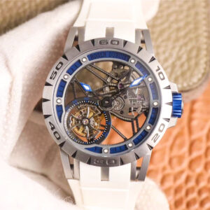 JB Factory Roger Dubuis Excalibur Spider Italdesign Edition RDDBEX0622 Bule Replica Watch