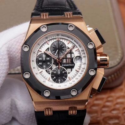 JF Factory Audemars Piguet Royal Oak Offshore 26078RO.OO.D002CR.01 Semi-hollow Dial Replica Watch