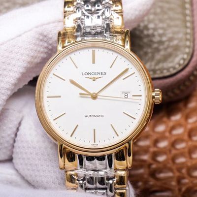 RM Factory Longines Presence L4.921.2.12.7 Yellow PVD Replica Watch