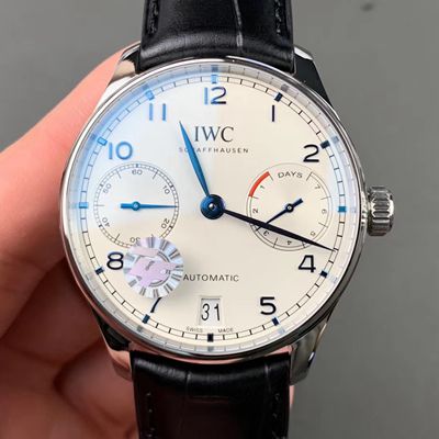 IWC Portugieser IW500705 ZF Factory V5 White Dial Replica Watch