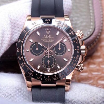 Rolex Daytona M116515LN-0041 Noob Factory Chocolate Dial 4130 Movement Replica Watch