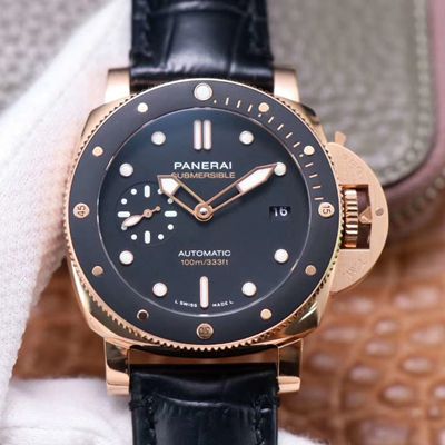 Panerai Submersible PAM00974 VS Factory Rose Gold Replica Watch