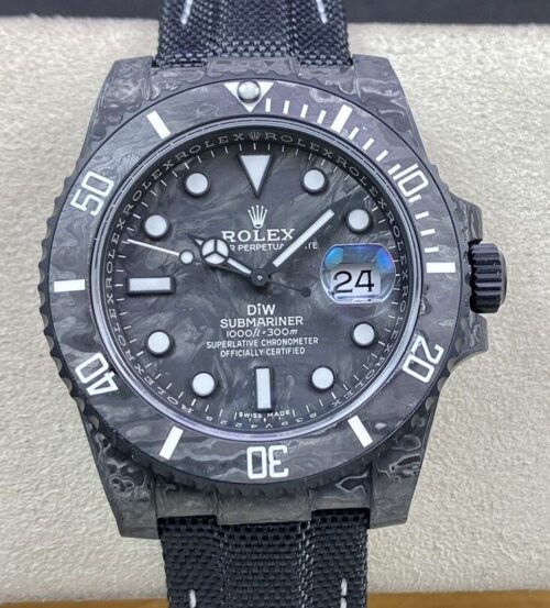 Rolex Submariner DIW Custom Edition Water Ghost Full Carbon Fiber VS Factory Automatic Mechanical KV Replica Watch