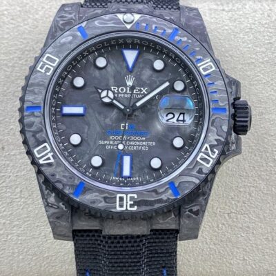 Rolex Submariner DIW Custom Edition Water Ghost Carbon Fiber Material VS Factory Automatic Mechanical KV Replica Watch