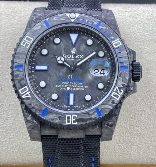 Rolex Submariner DIW Custom Edition Water Ghost Carbon Fiber Material VS Factory Automatic Mechanical KV Replica Watch